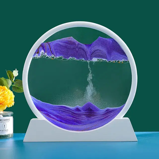 3D Moving Sand Art Decor – Mesmerizing Kinetic Sculpture for Relaxation & Modern Home Aesthetics
