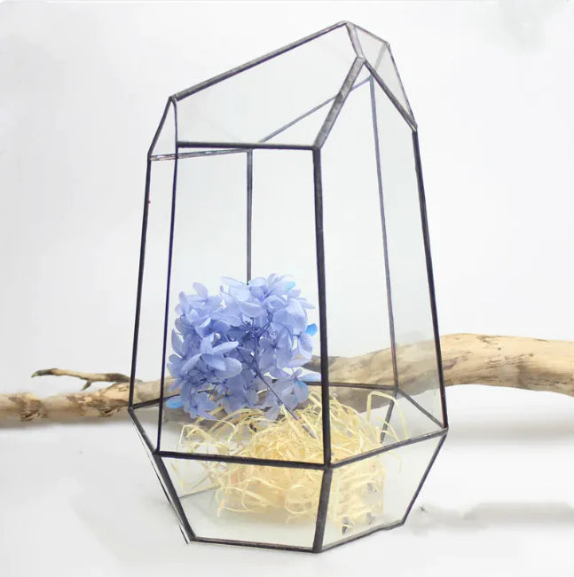 Glass Eco Plant Bottle – Handcrafted Copper & Glass Terrarium for Modern Décor