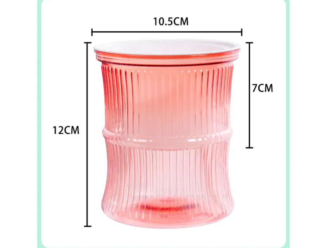 Self-Watering Mini Pots – Transparent Planters for Modern Minimalist Home Décor