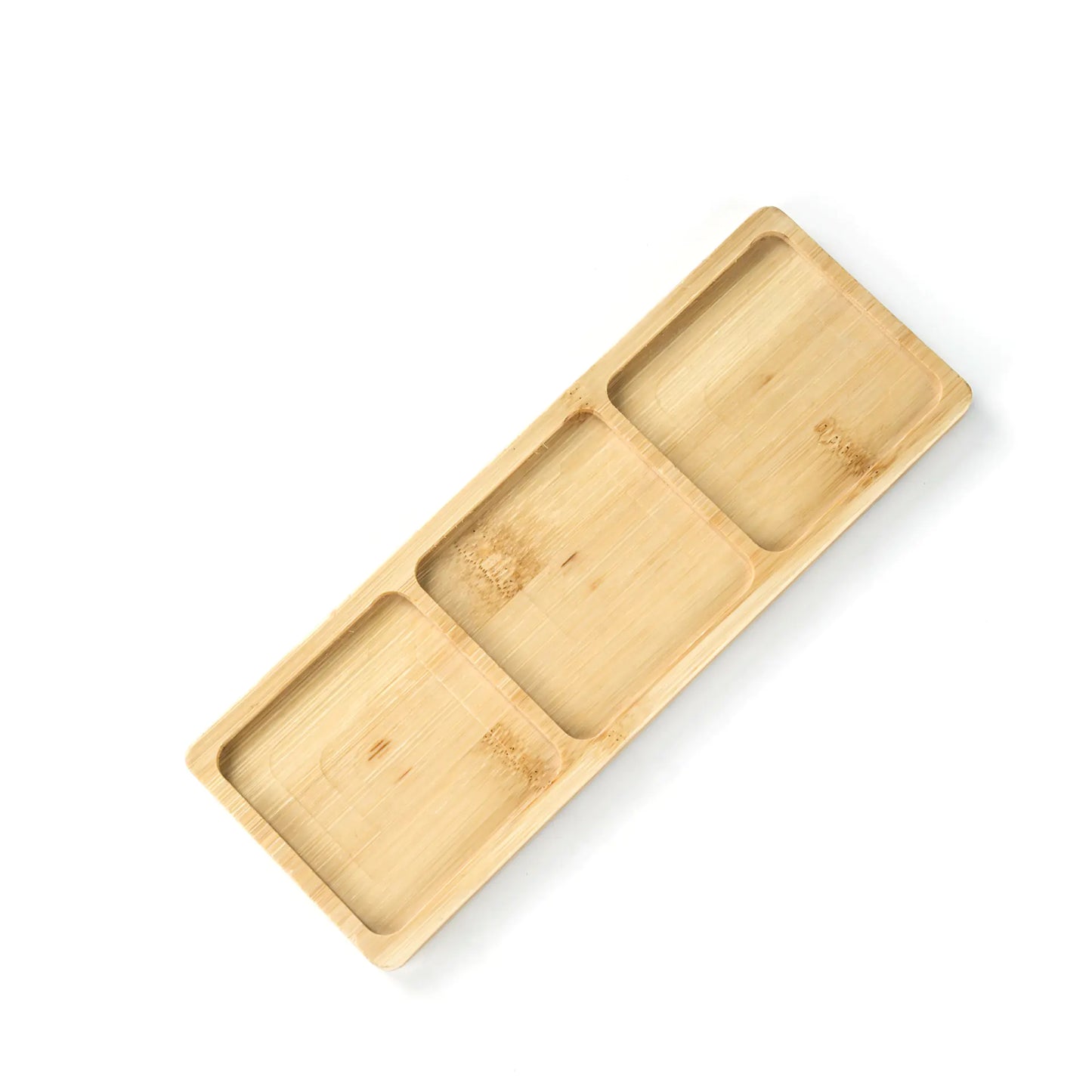 Succulent Bamboo Trays – Modern Minimalist Planter Set for Boho Home Décor