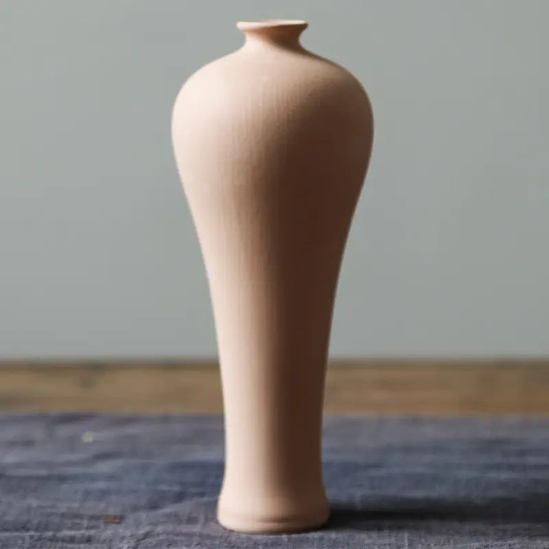 Minimalist Nordic Ceramic Vase Collection – Frosted Su-Fired Art Vases for Modern Home Décor