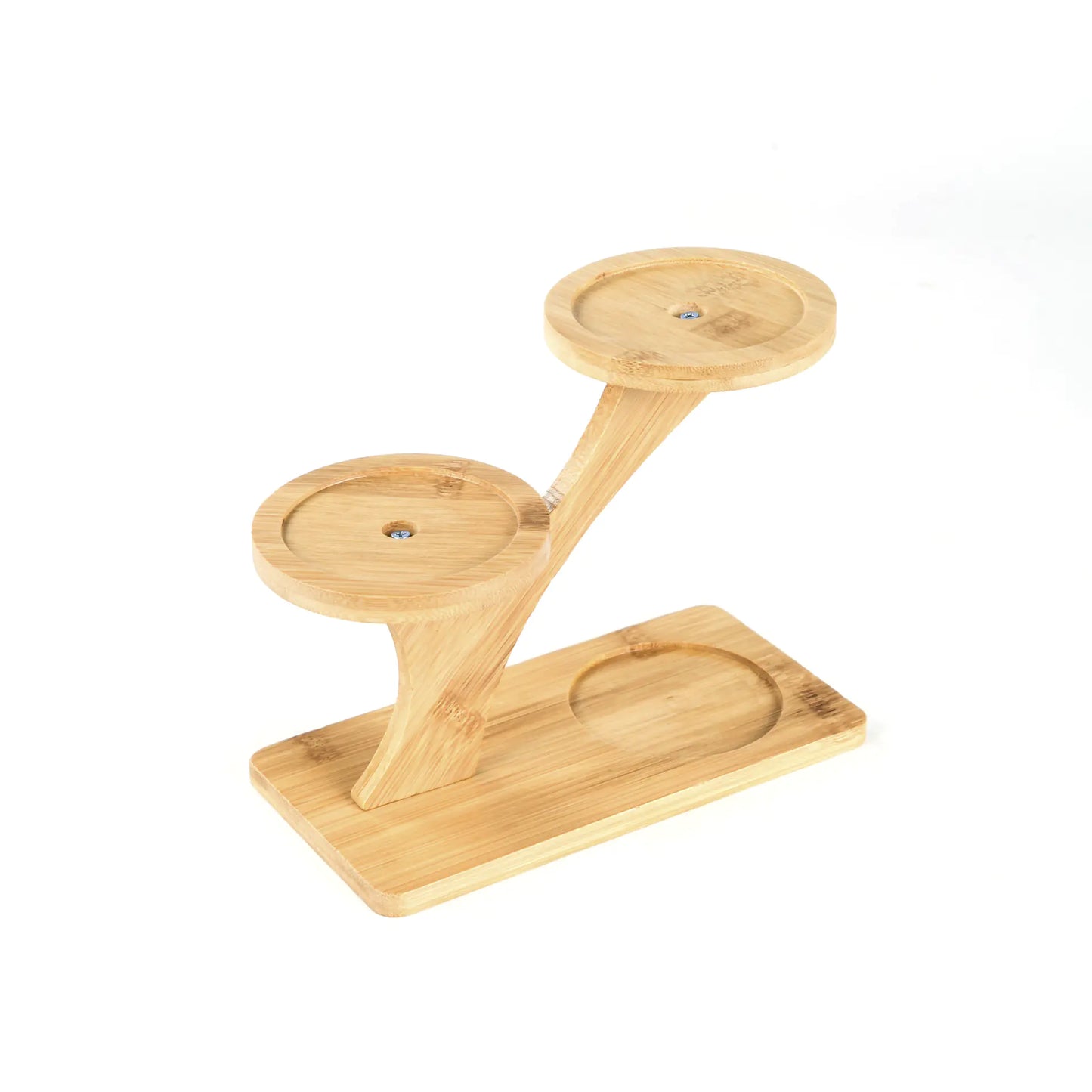 Succulent Bamboo Trays – Modern Minimalist Planter Set for Boho Home Décor