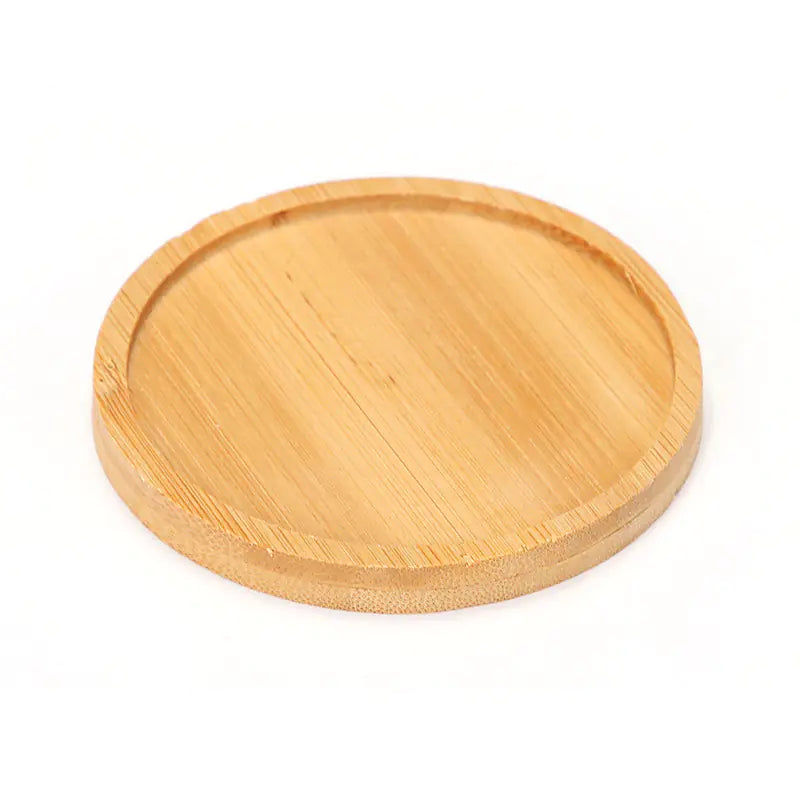 Succulent Bamboo Trays – Modern Minimalist Planter Set for Boho Home Décor