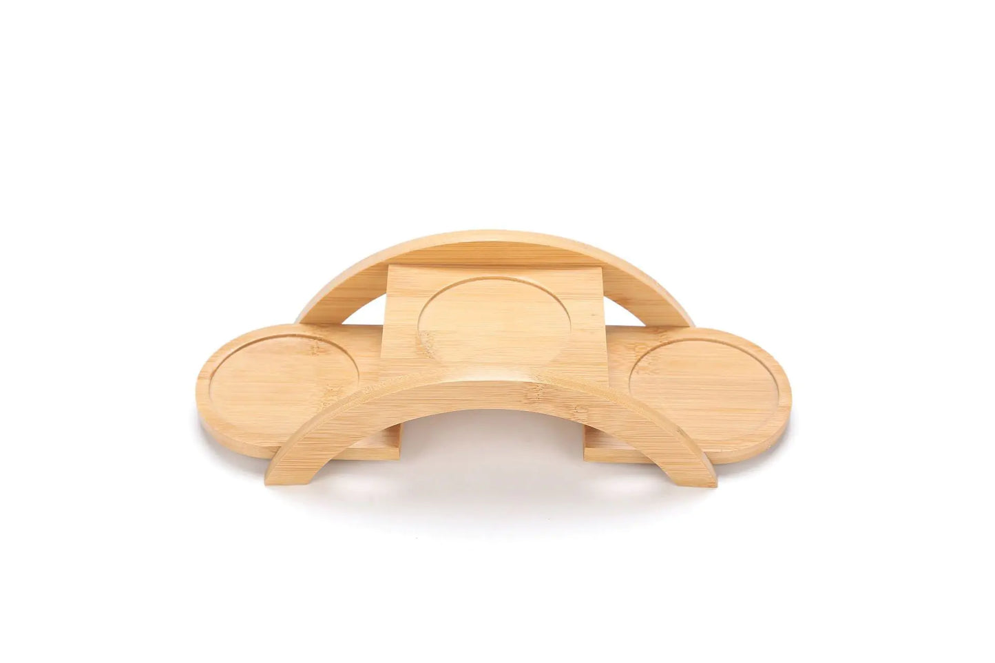 Succulent Bamboo Trays – Modern Minimalist Planter Set for Boho Home Décor