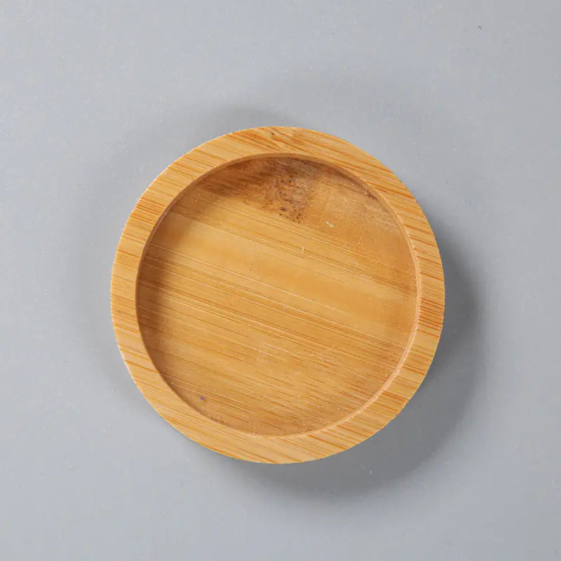 Succulent Bamboo Trays – Modern Minimalist Planter Set for Boho Home Décor