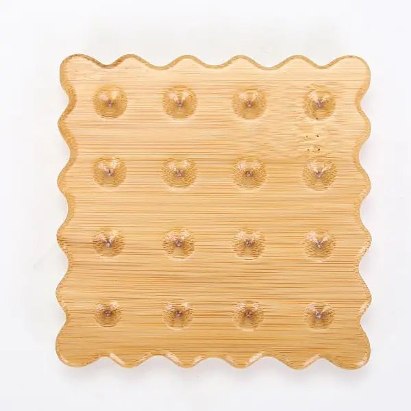 Succulent Bamboo Trays – Modern Minimalist Planter Set for Boho Home Décor