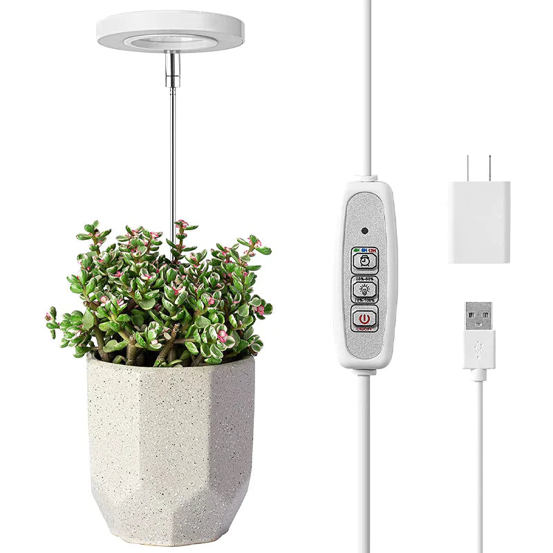 Angel Ring Plant Lamp USB – Full Spectrum LED Grow Light for Modern Spaces