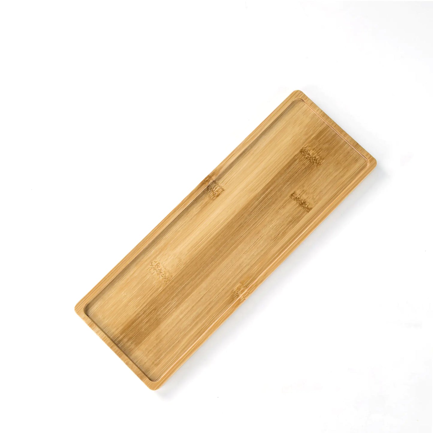 Succulent Bamboo Trays – Modern Minimalist Planter Set for Boho Home Décor
