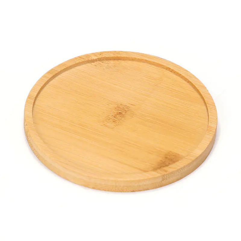 Succulent Bamboo Trays – Modern Minimalist Planter Set for Boho Home Décor