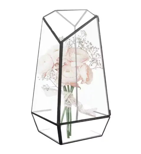 Glass Eco Plant Bottle – Handcrafted Copper & Glass Terrarium for Modern Décor