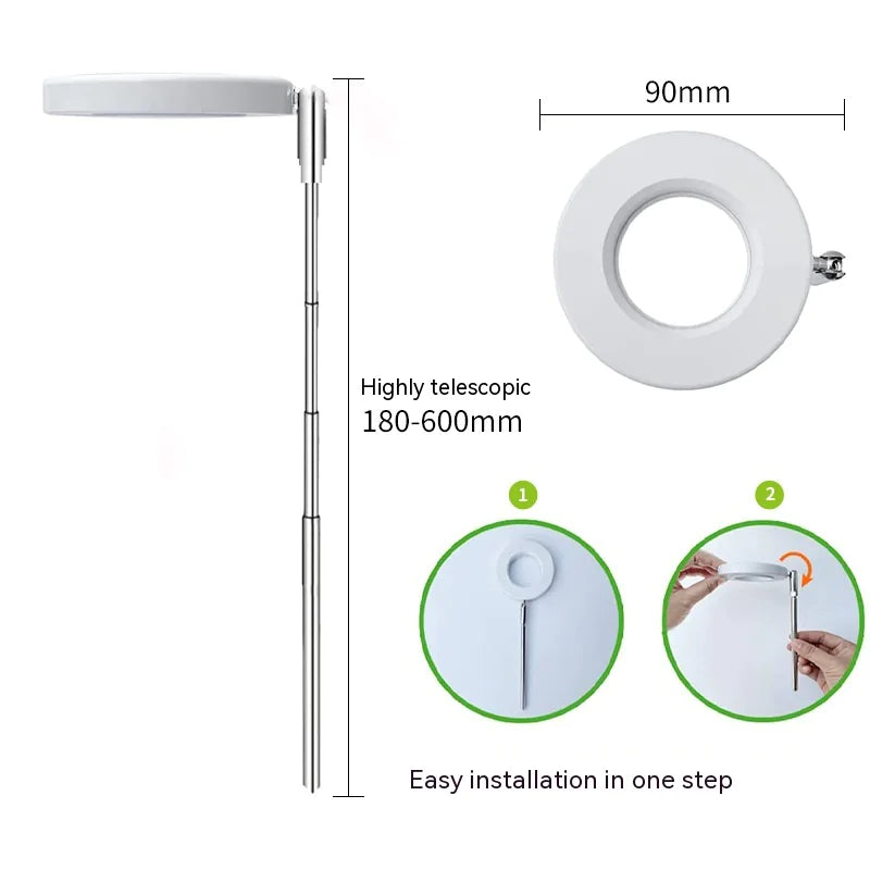 Angel Ring Plant Lamp USB – Full Spectrum LED Grow Light for Modern Spaces