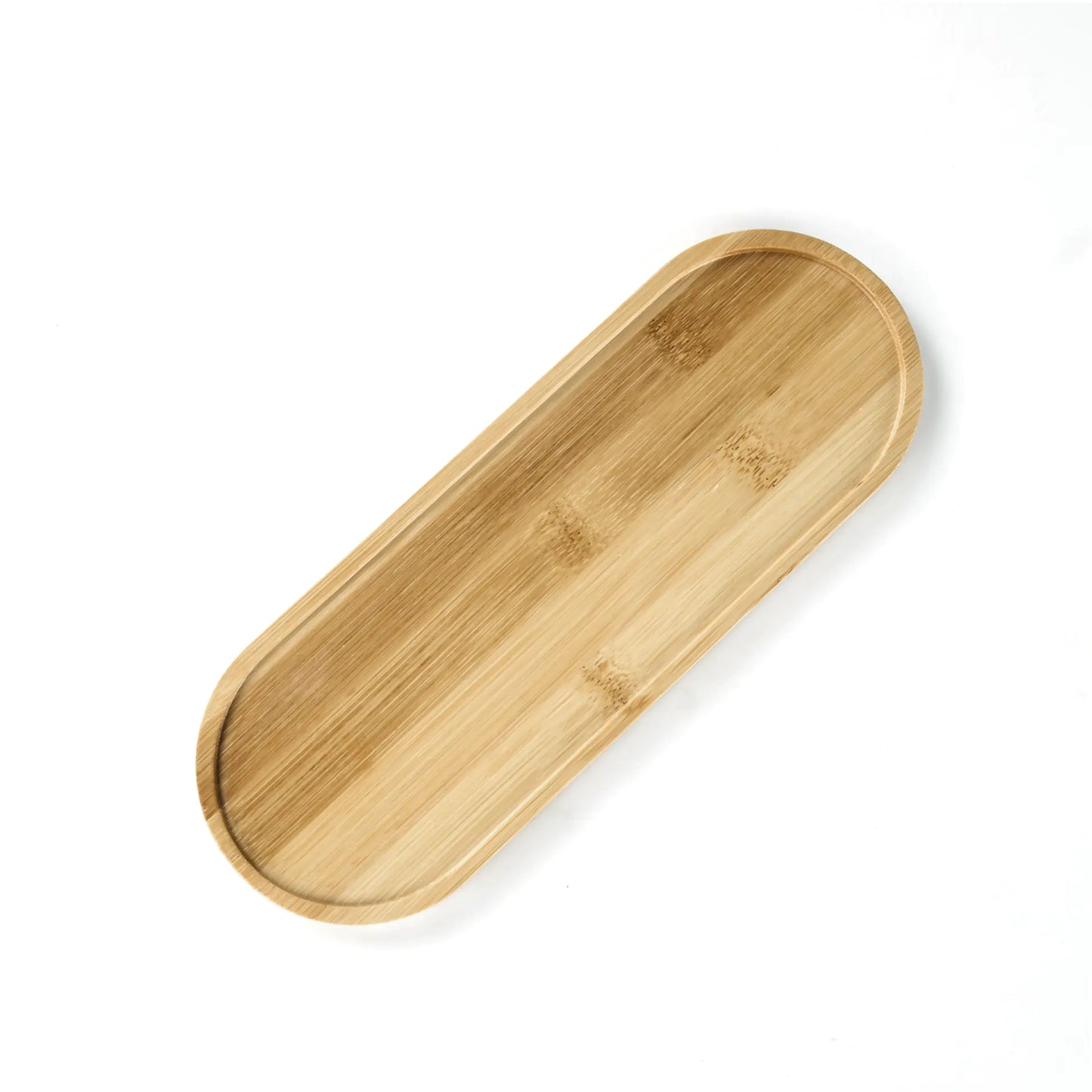Succulent Bamboo Trays – Modern Minimalist Planter Set for Boho Home Décor