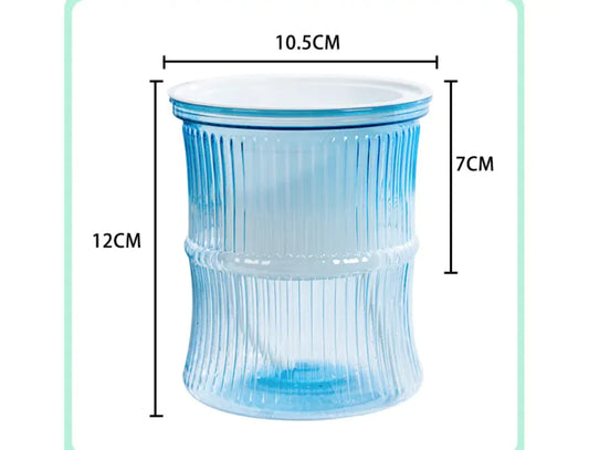 Self-Watering Mini Pots – Transparent Planters for Modern Minimalist Home Décor